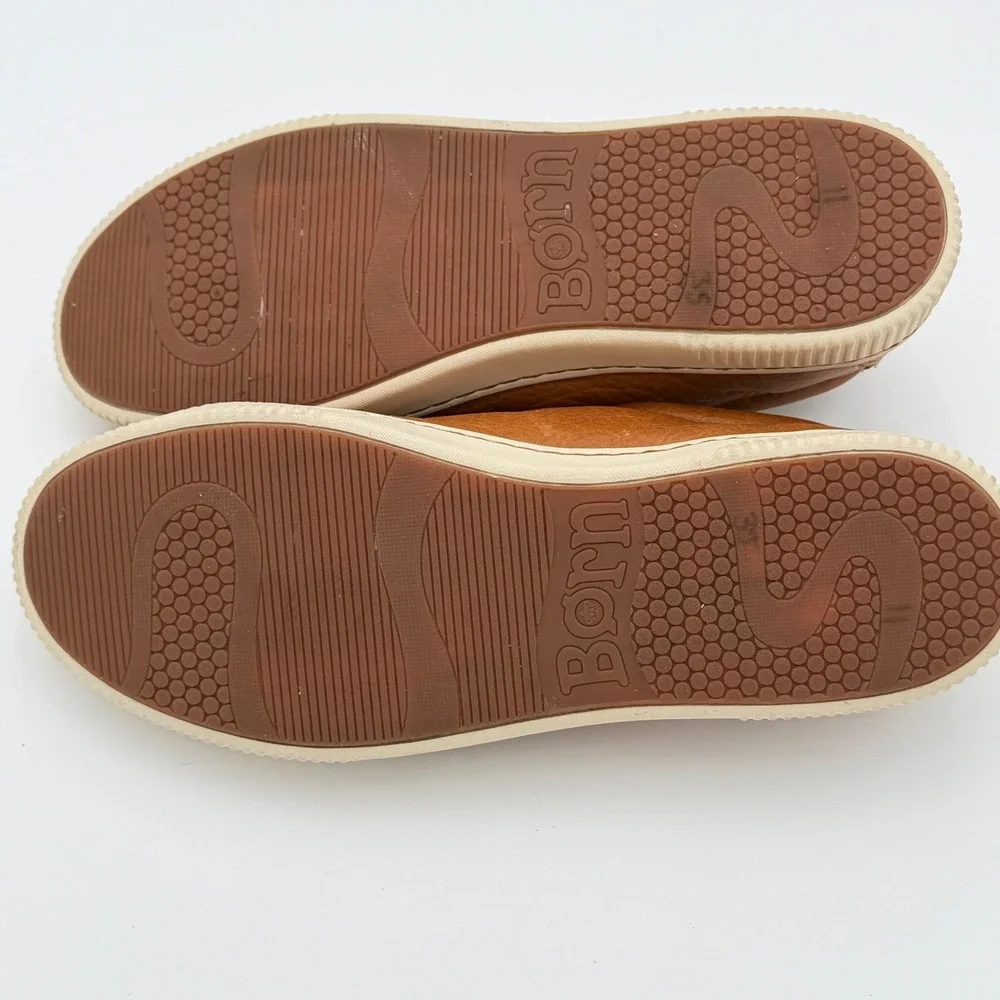 BORN Shoes‎ Women's 11 Zip Lace Up Casual Sneakers Brown